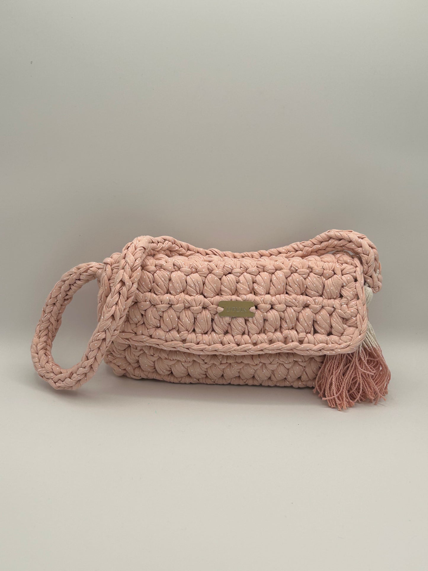 D.PUIN Handmade Crochet Bag – Bermuda Blush