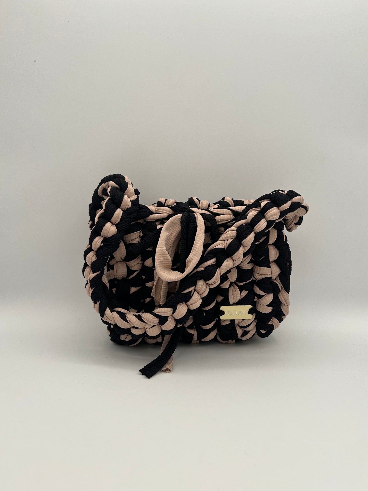 D.PUIN Handmade Crochet Bag – Midnight Elbow