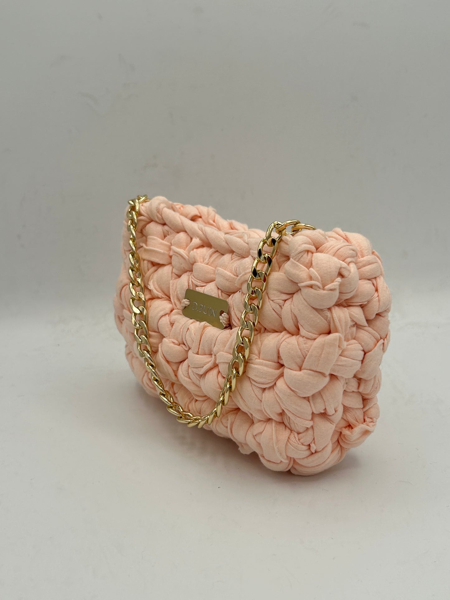 D.PUIN Handmade Crochet Bag – Mini Pink Sand