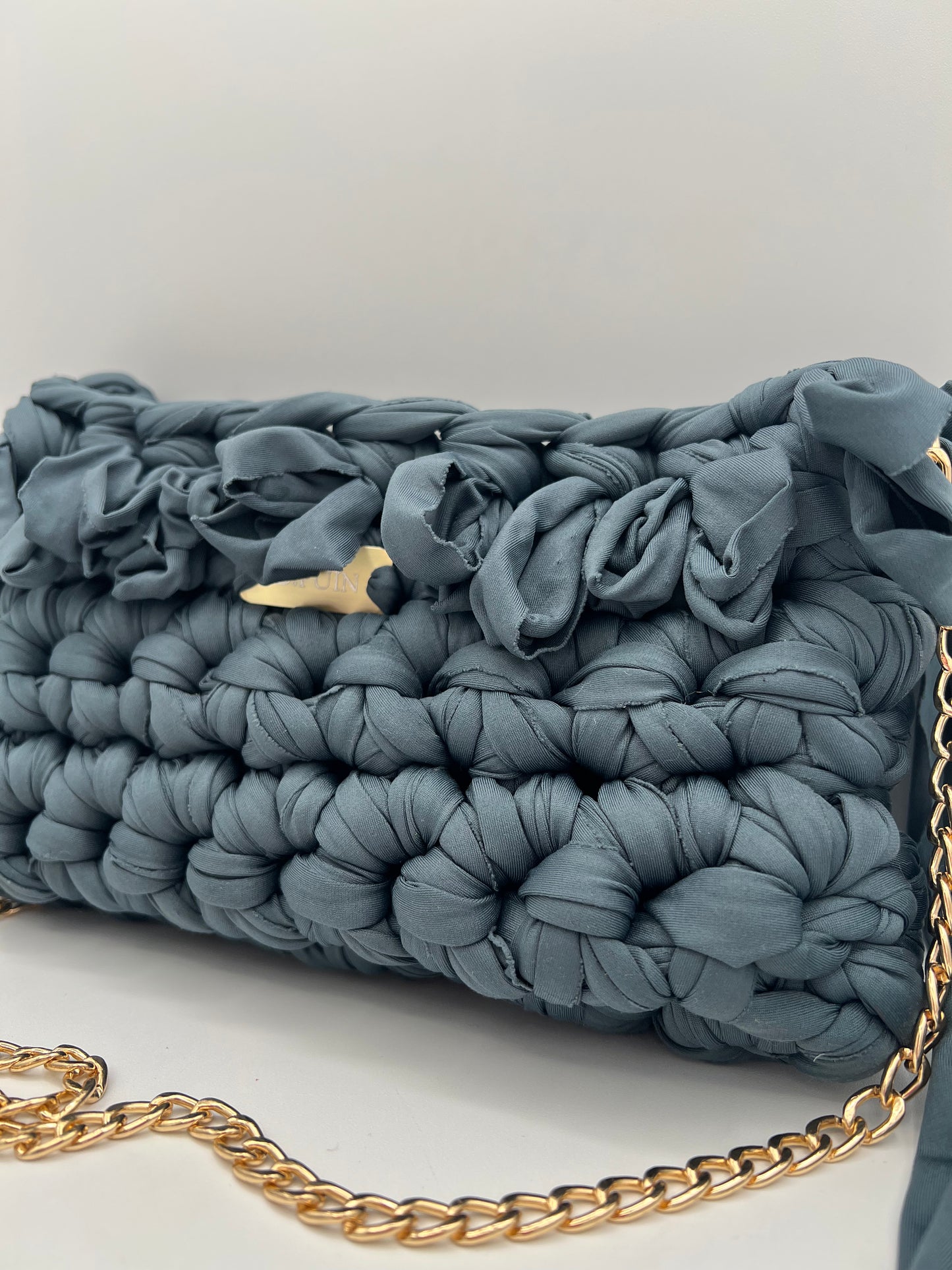 D.PUIN Handmade Crochet Bag – Blue Tide