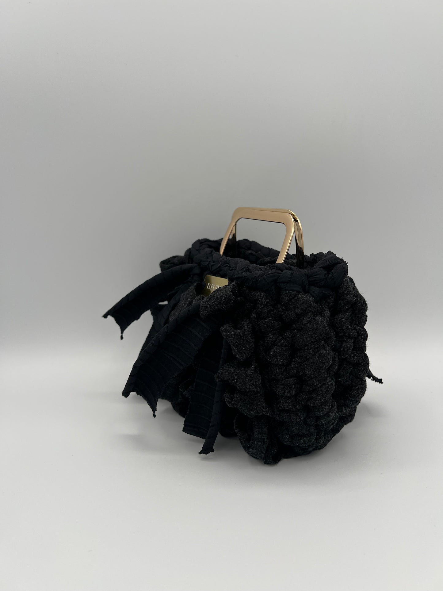 D.PUIN Handmade Crochet Bag – Noir