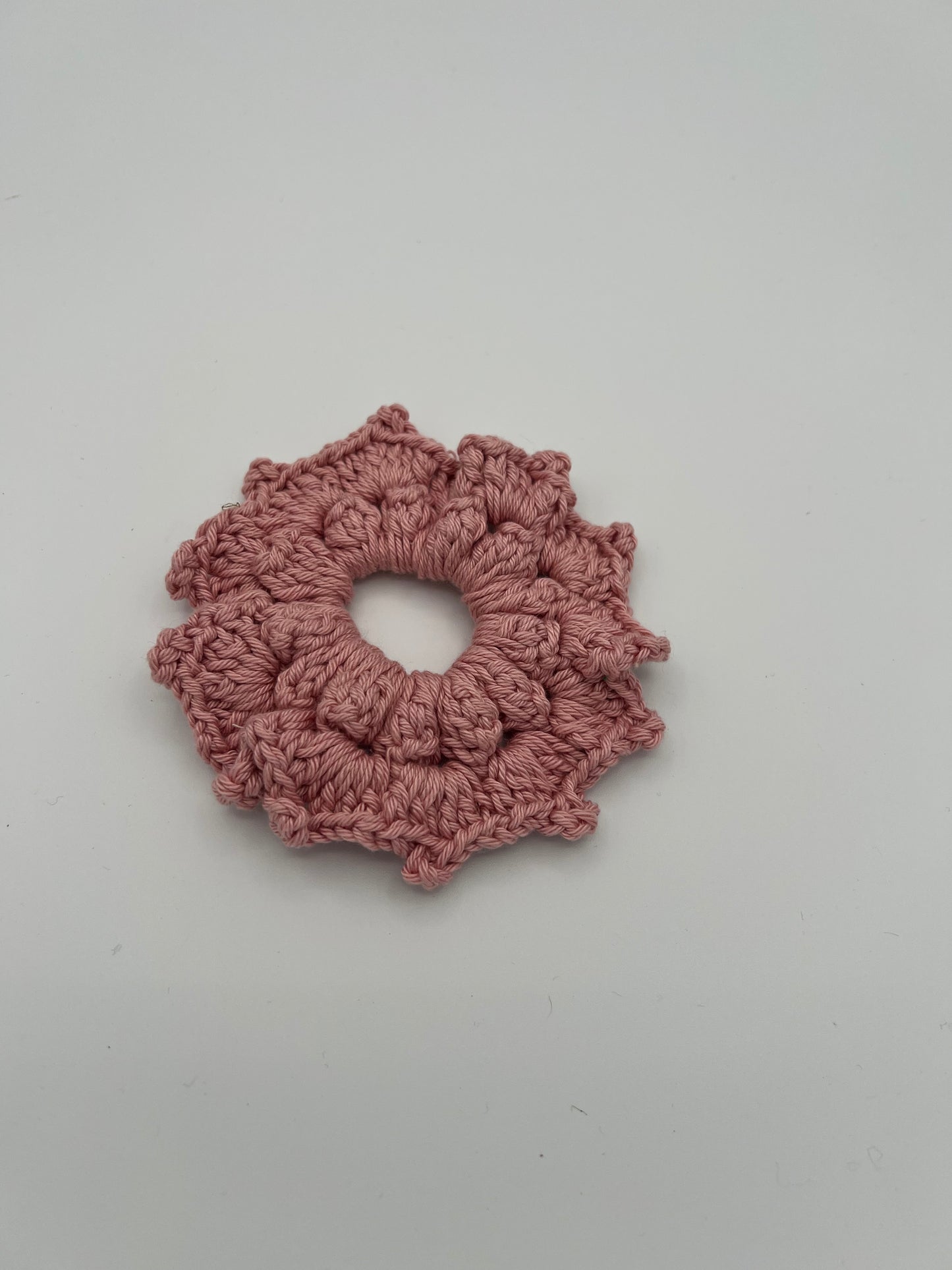 D.PUIN Handmade Crochet Scrunchie - Dust Pink