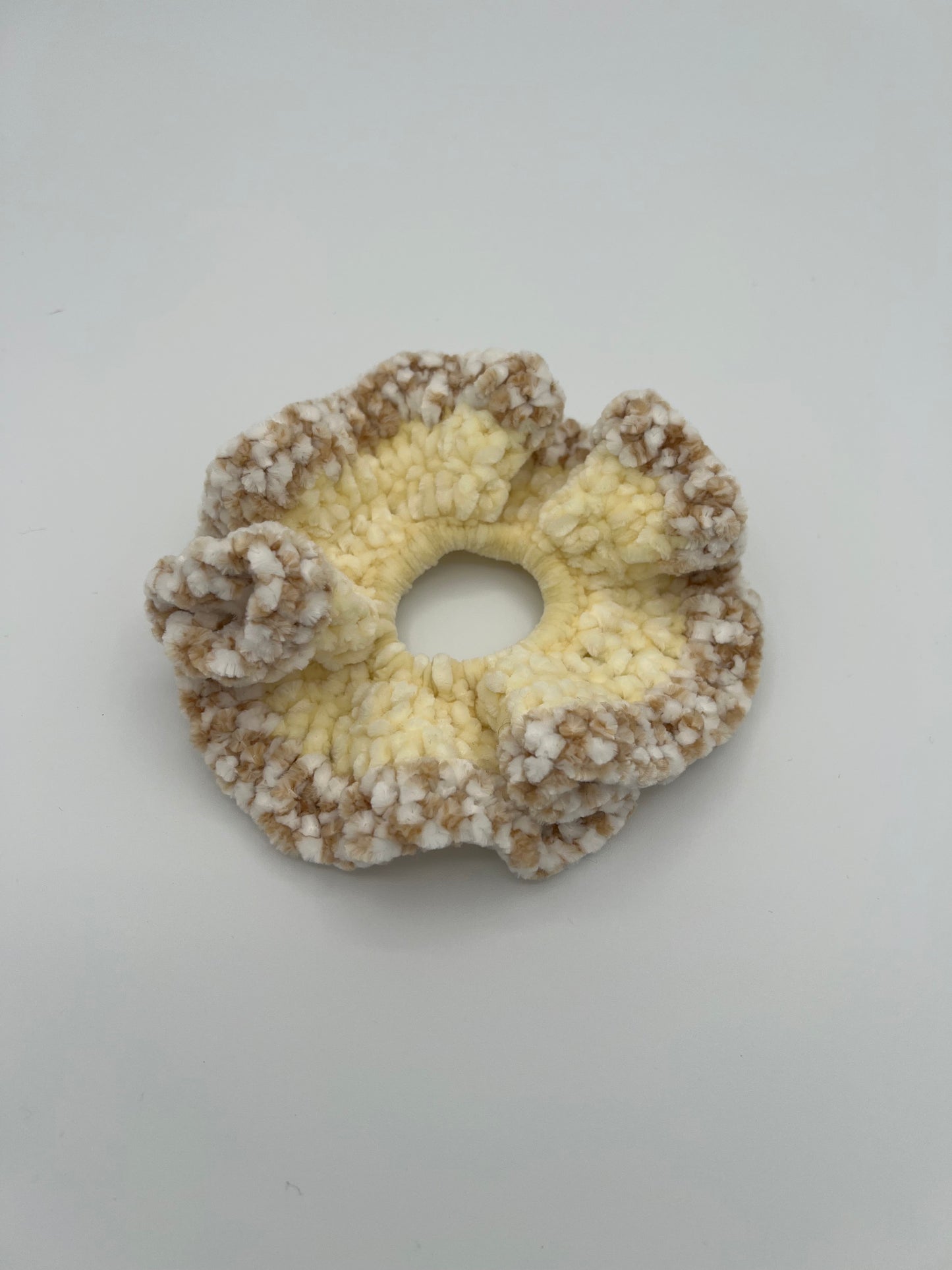 D.PUIN Handmade Crochet Scrunchie - Soft Tones