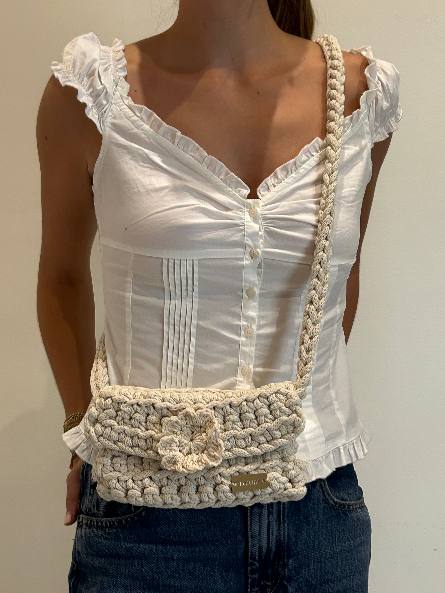 D.PUIN Handmade Crochet Bag – Sandy Texture