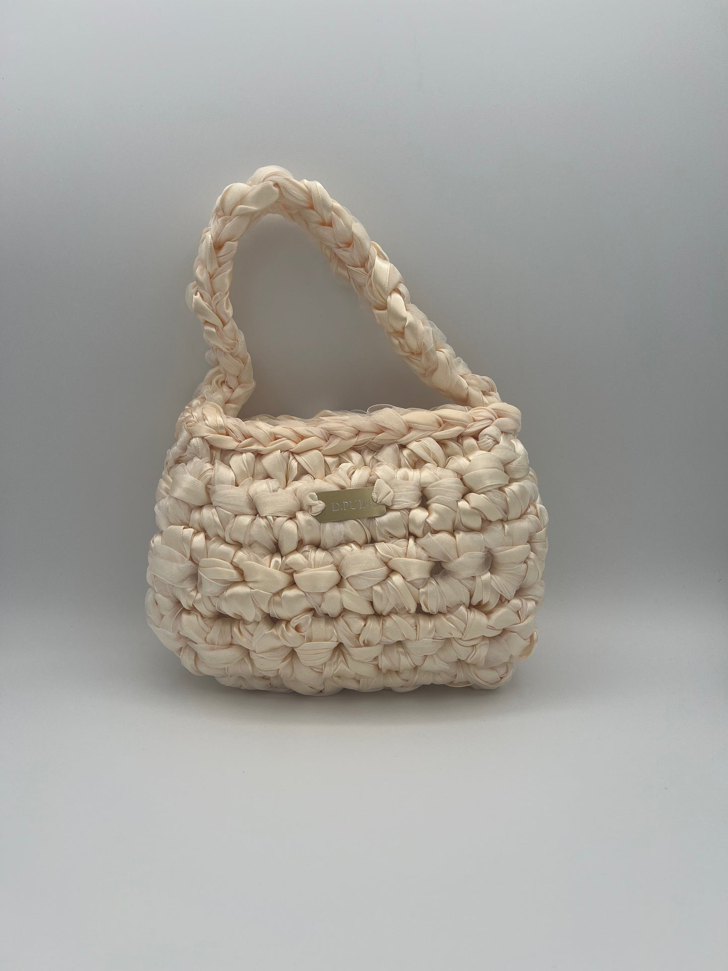 D.PUIN Handmade Crochet Bag – The White Sand Bag