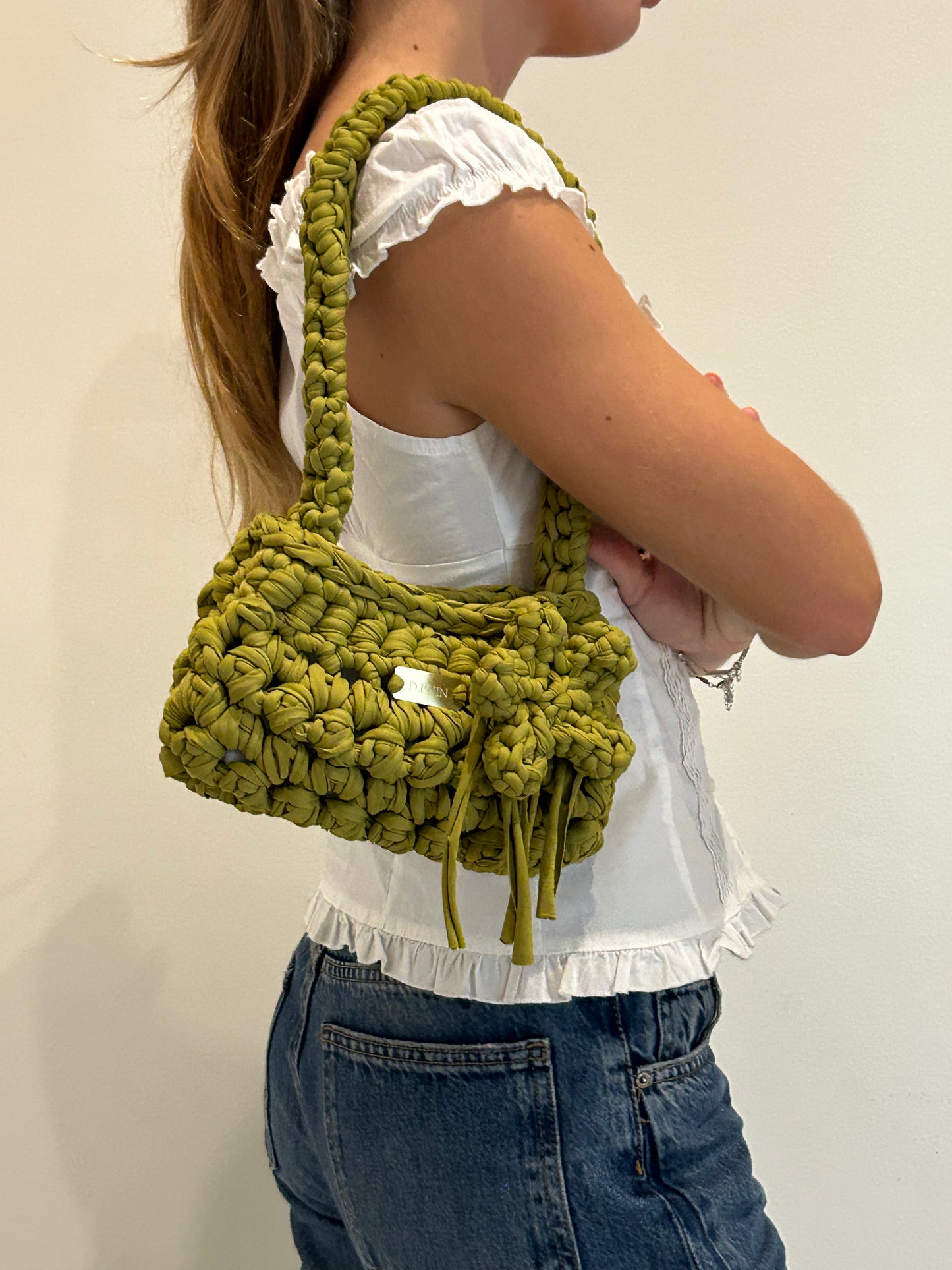 D.PUIN Handmade Crochet Bag – Moss Bloom