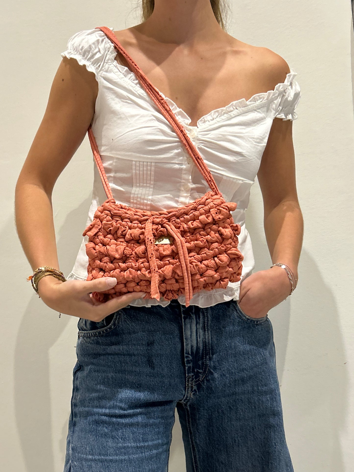 D.PUIN Handmade Crochet Bag β Hibiscus Haze