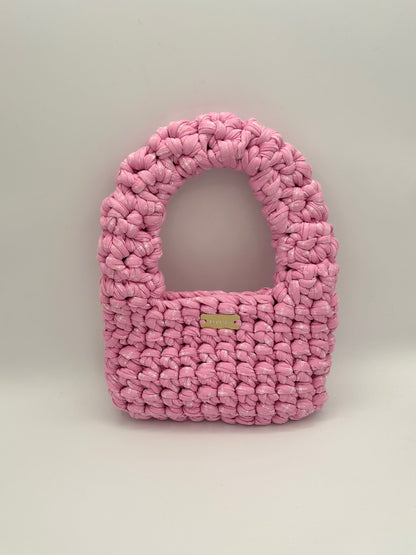 D.PUIN Handmade Crochet Bag – Blush Shoreline