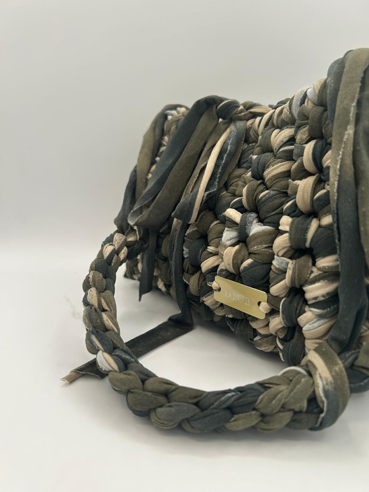 D.PUIN Handmade Crochet Bag – Verdant Fade