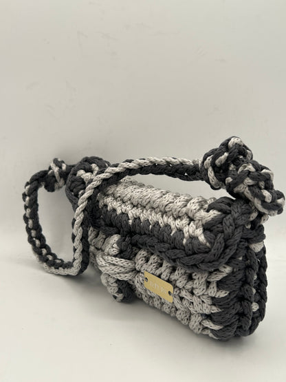 D.PUIN Handmade Crochet Bag – Silver Shore