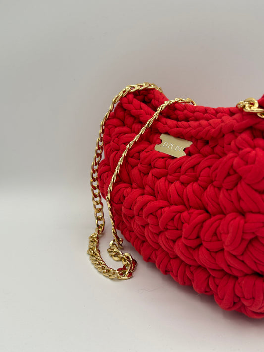 D.PUIN Handmade Crochet Bag – Flamenco Fiesta
