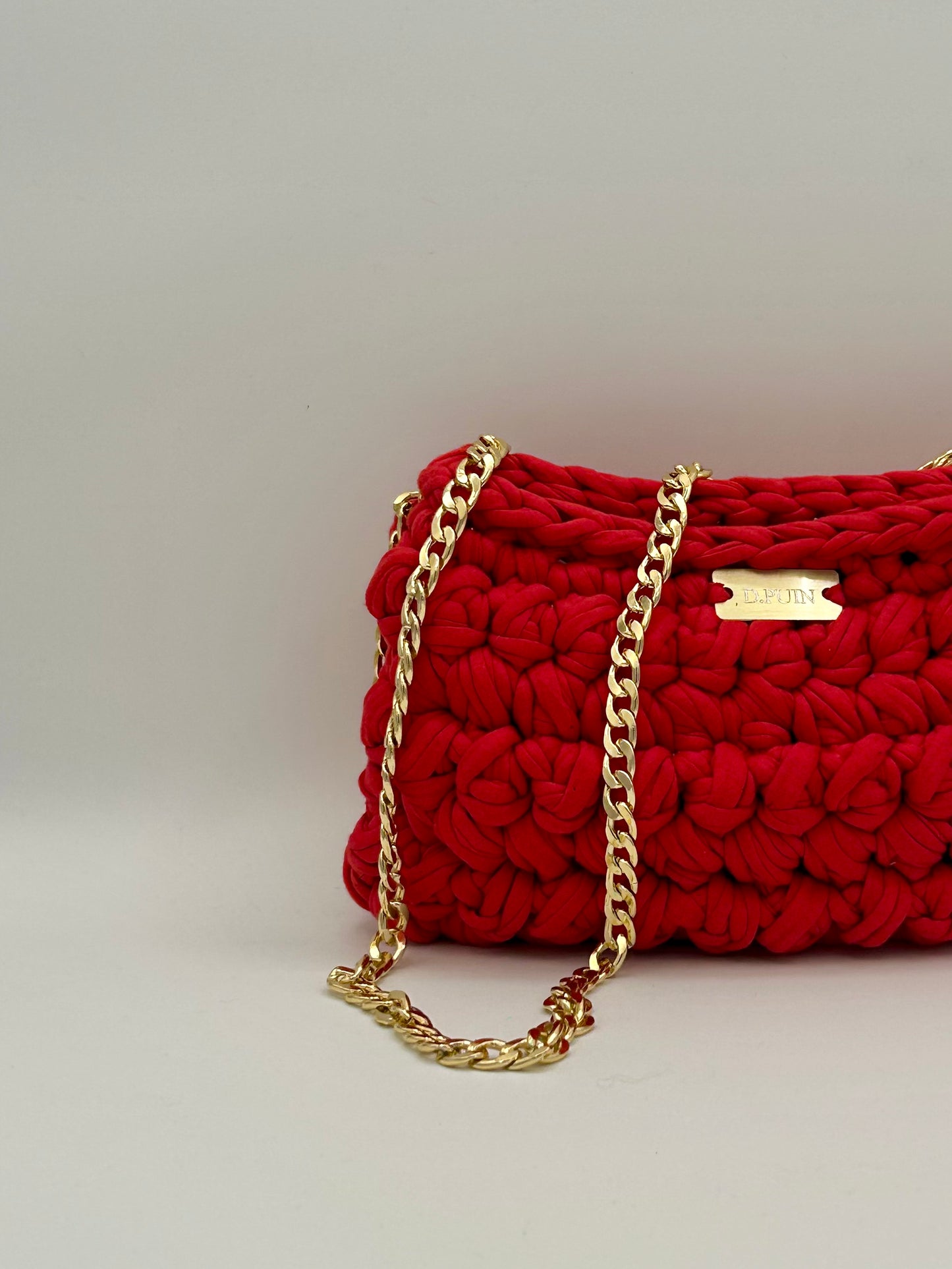 D.PUIN Handmade Crochet Bag – Flamenco Fiesta