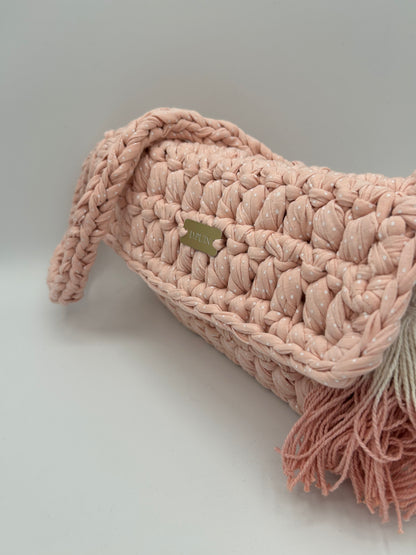 D.PUIN Handmade Crochet Bag – Bermuda Blush