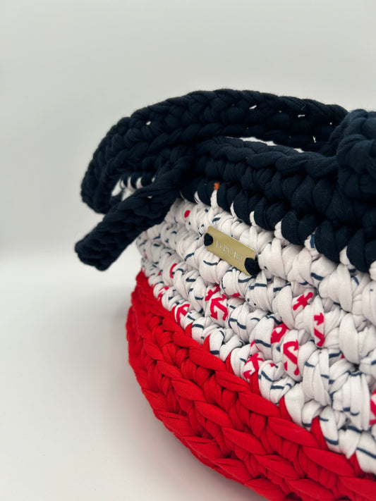 D.PUIN Handmade Crochet Bag – Marine Trio