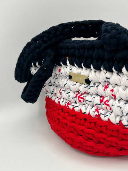 D.PUIN Handmade Crochet Bag – Marine Trio