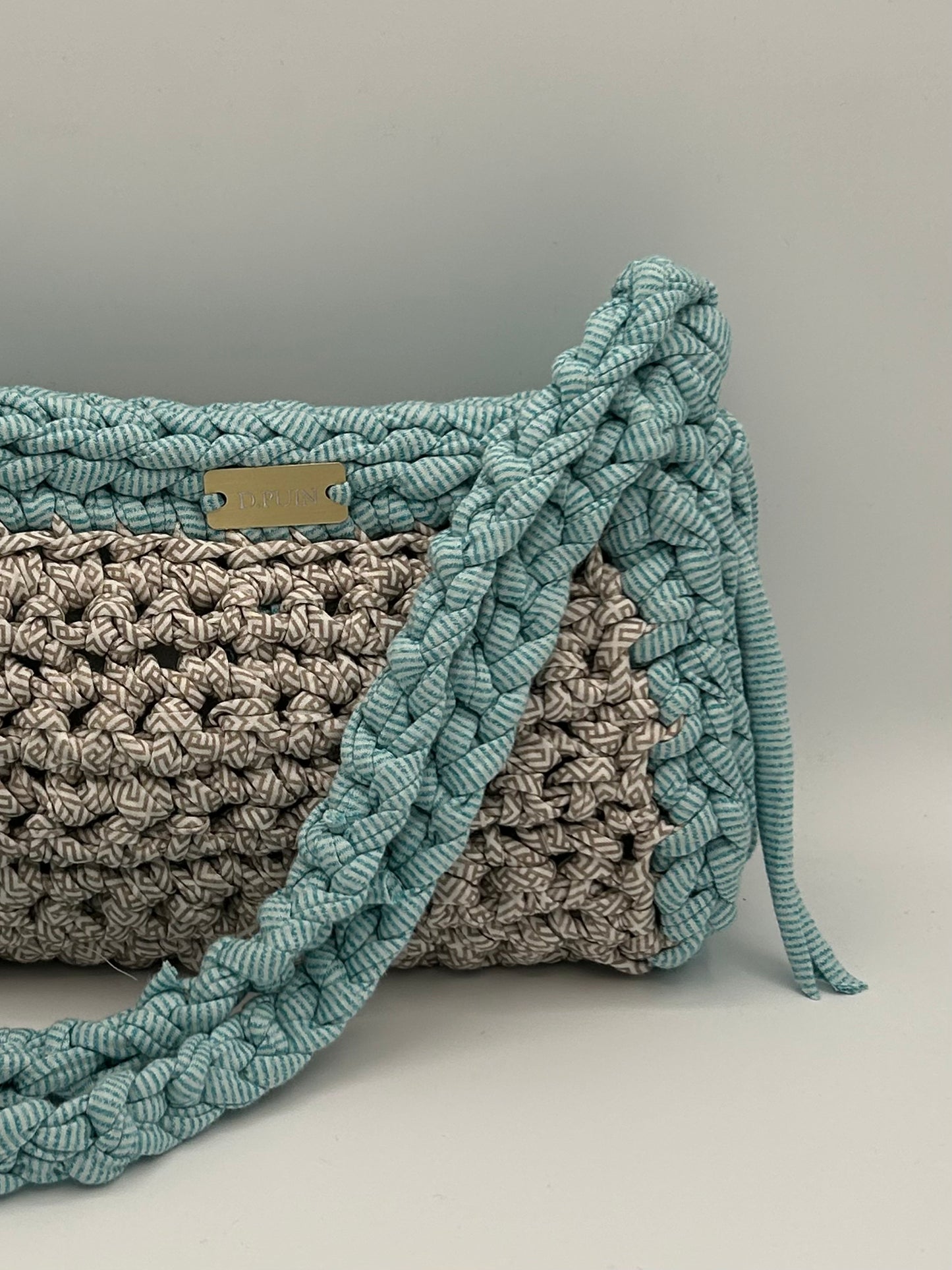 D.PUIN Handmade Crochet Bag – Turquoise Tide