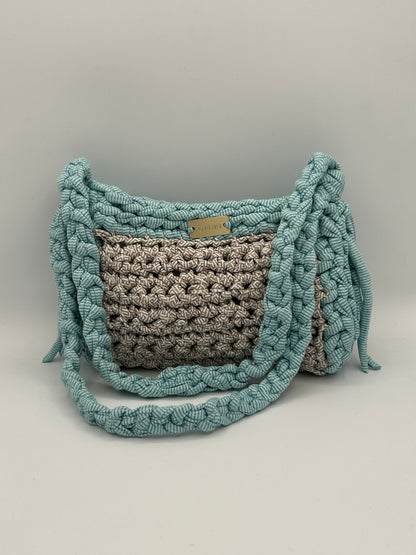 D.PUIN Handmade Crochet Bag – Turquoise Tide