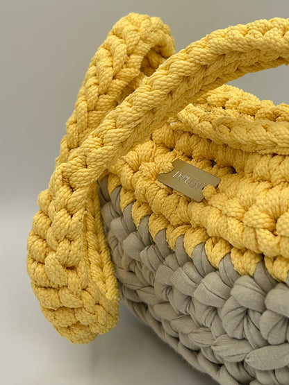 D.PUIN Handmade Crochet Bag – Lemon Light