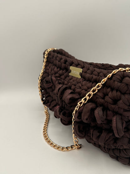 D.PUIN Handmade Crochet Bag – Garnet Glow