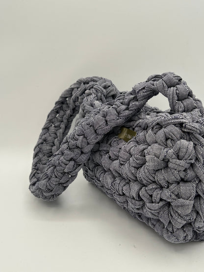 D.PUIN Handmade Crochet Bag – Denim Boxy