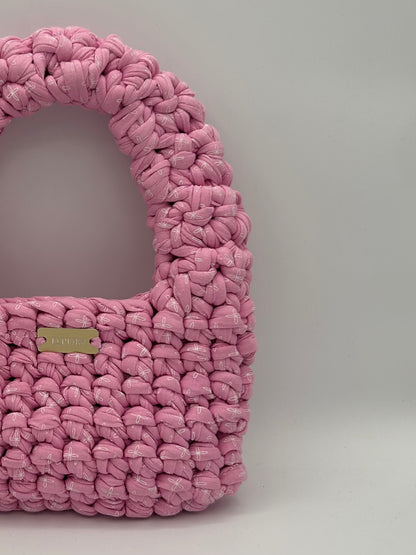 D.PUIN Handmade Crochet Bag – Blush Shoreline