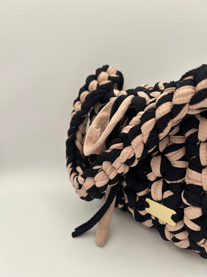 D.PUIN Handmade Crochet Bag – Midnight Elbow