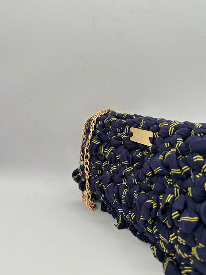 D.PUIN Handmade Crochet Bag – Sailor Stripe