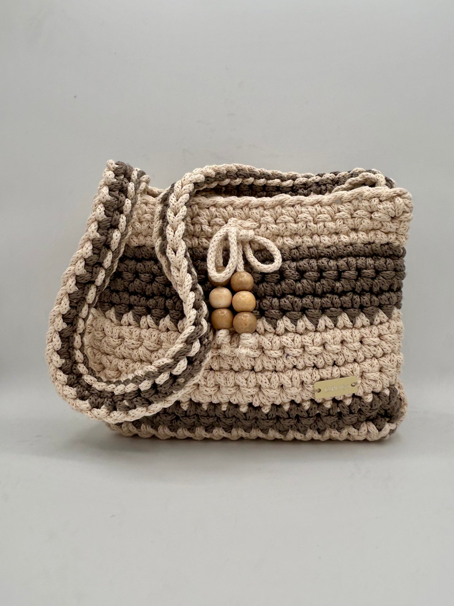 D.PUIN Handmade Crochet Bag – Island Clay