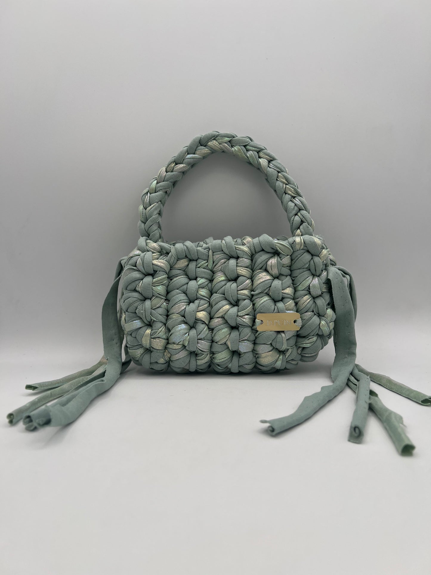 D.PUIN Handmade Crochet Bag – Seafoam Serenity