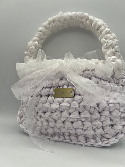D.PUIN Handmade Crochet Bag – Bridal Ivory