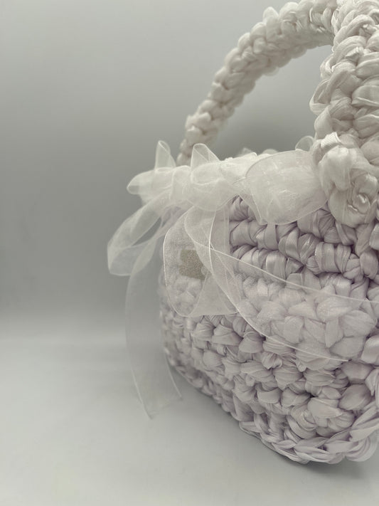 D.PUIN Handmade Crochet Bag – Bridal Ivory