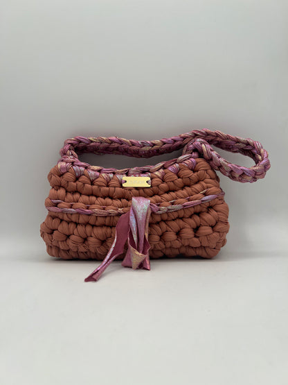 D.PUIN Handmade Crochet Bag – Berry Snowcone
