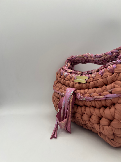 D.PUIN Handmade Crochet Bag – Berry Snowcone