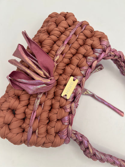 D.PUIN Handmade Crochet Bag – Berry Snowcone