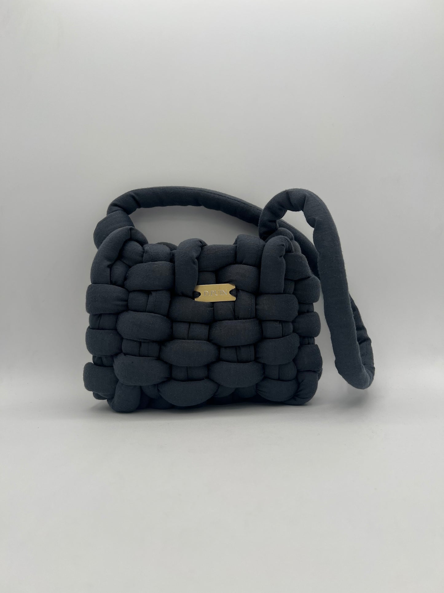 D.PUIN Handmade Crochet Bag – Midnight Puffs
