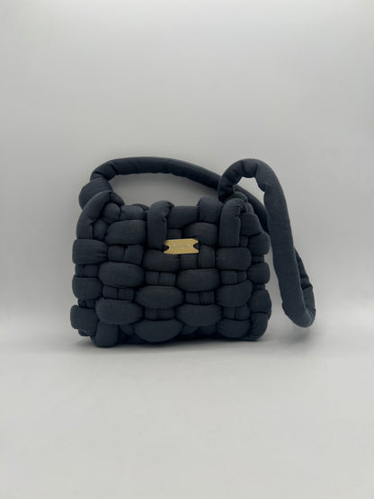 D.PUIN Handmade Crochet Bag – Midnight Puffs