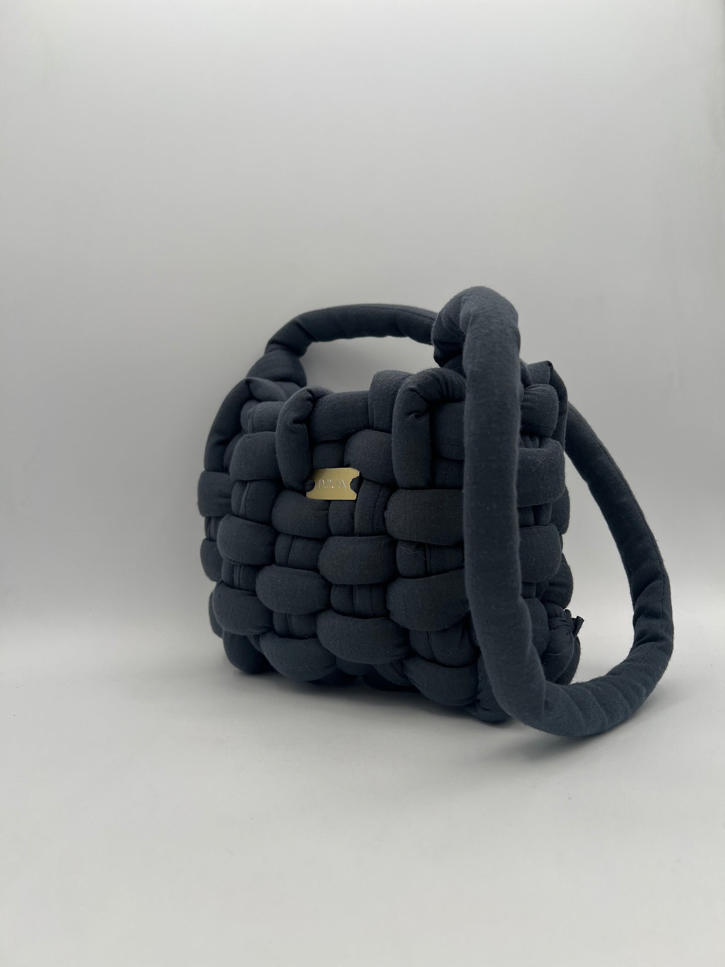 D.PUIN Handmade Crochet Bag – Midnight Puffs