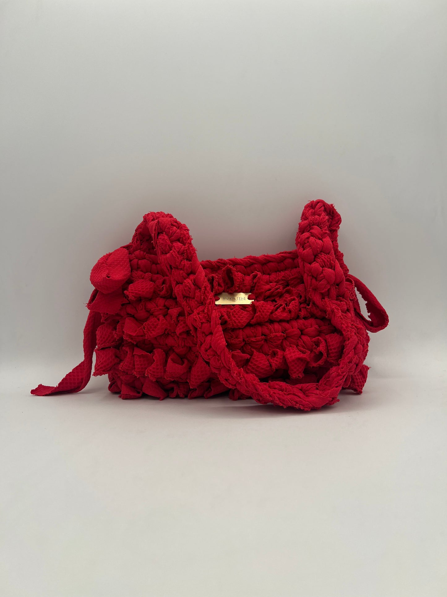 D.PUIN Handmade Crochet Bag – Harbour Red