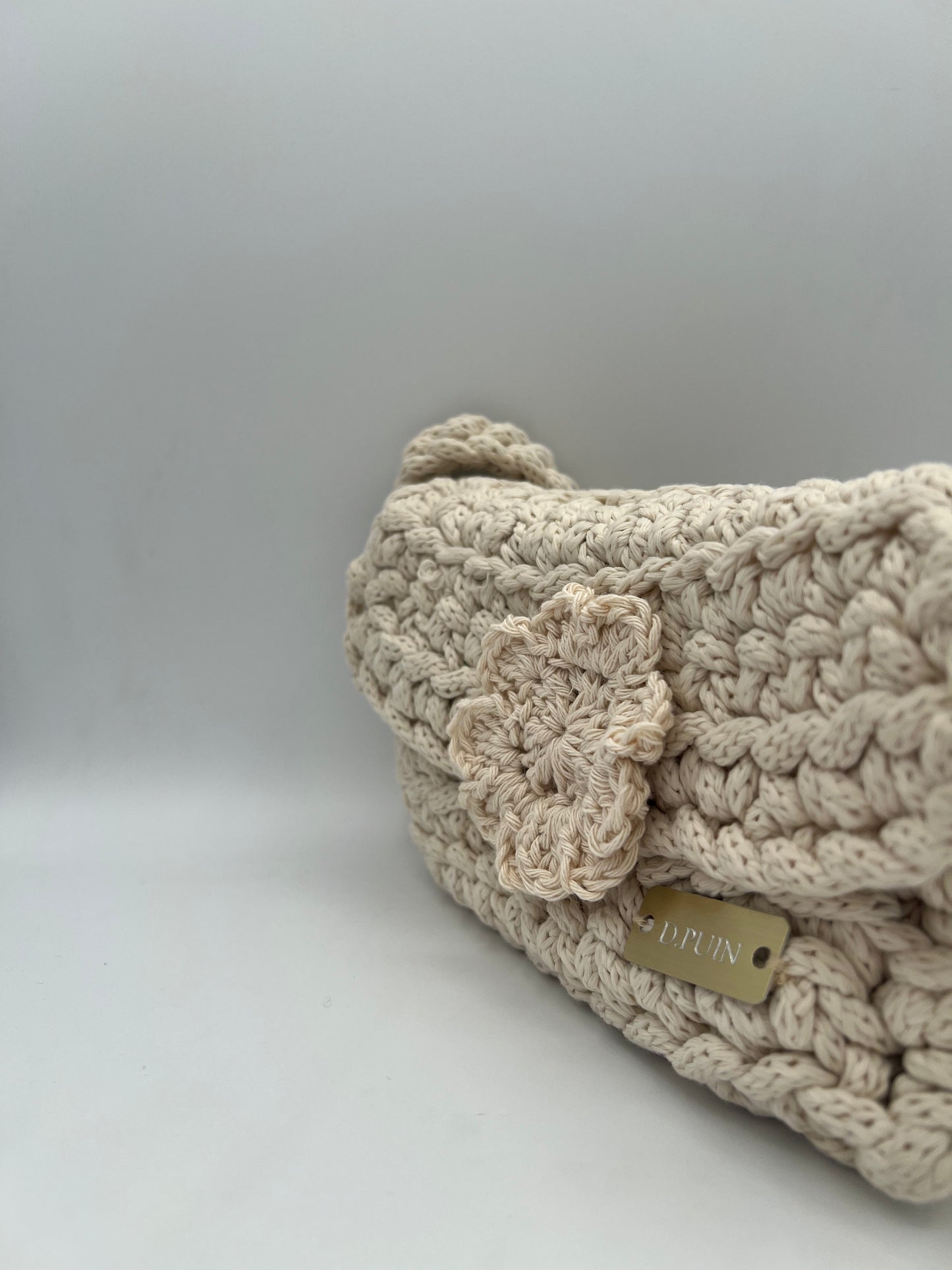 D.PUIN Handmade Crochet Bag – Sandy Texture