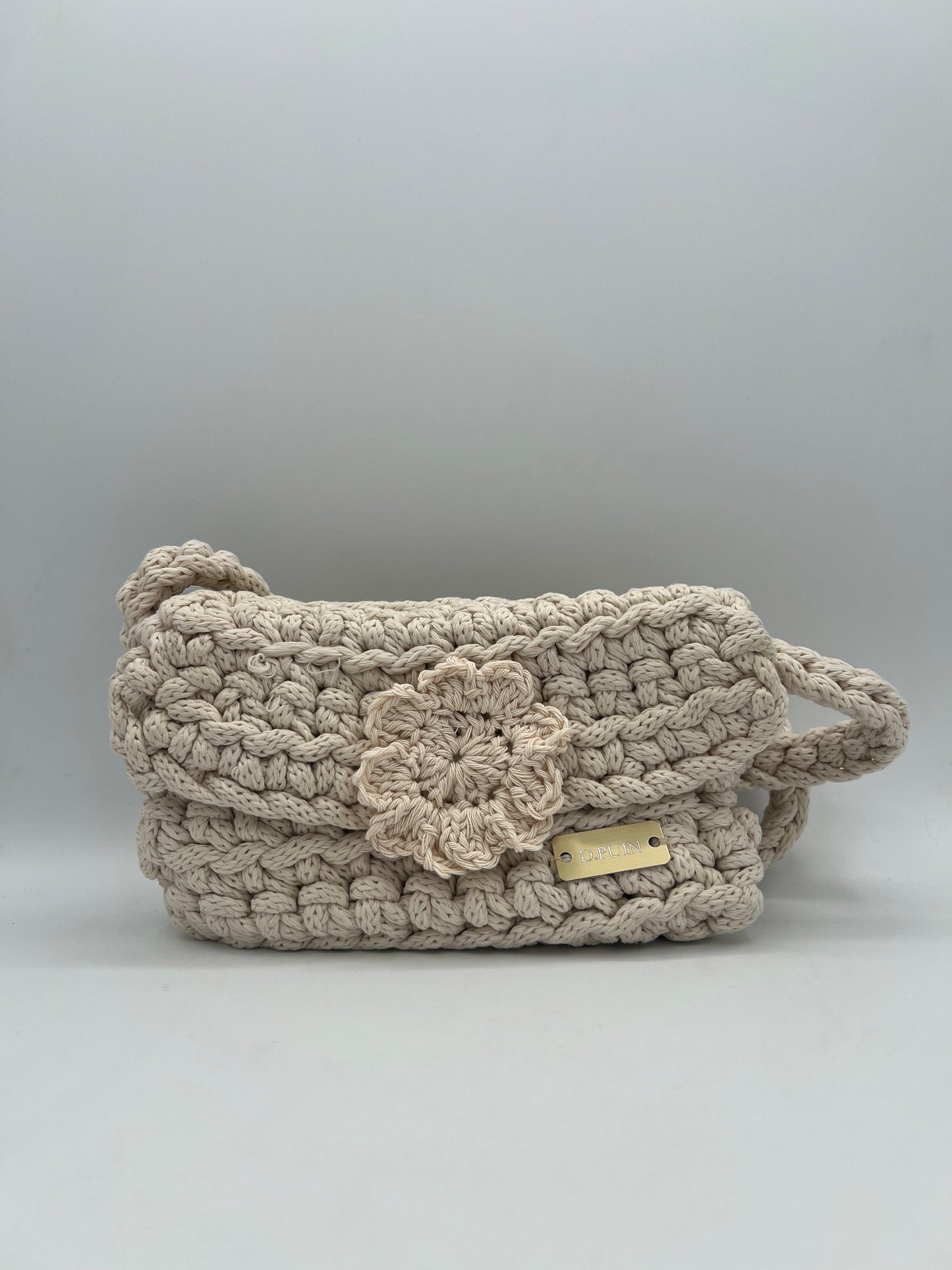 D.PUIN Handmade Crochet Bag – Sandy Texture