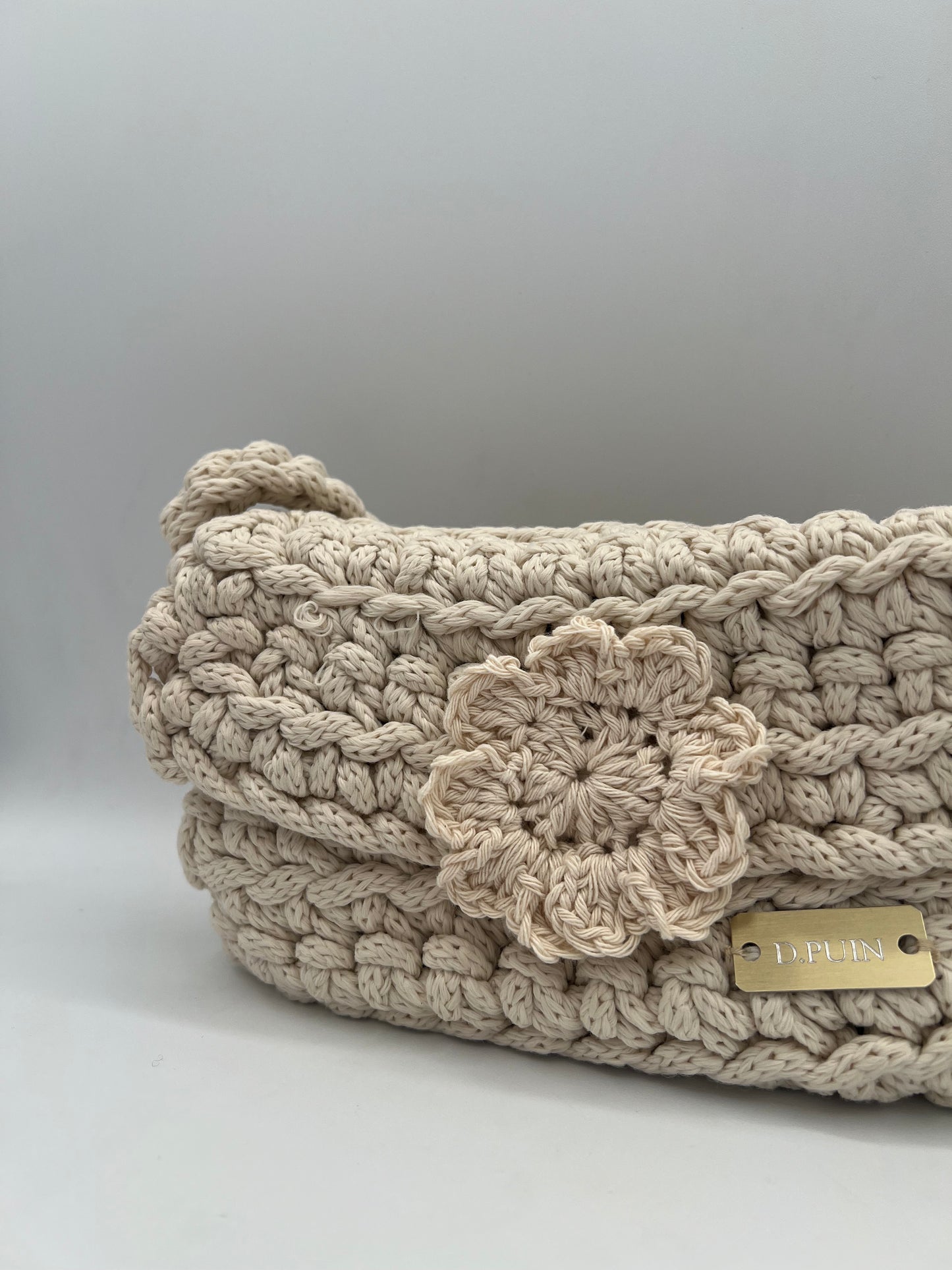 D.PUIN Handmade Crochet Bag – Sandy Texture