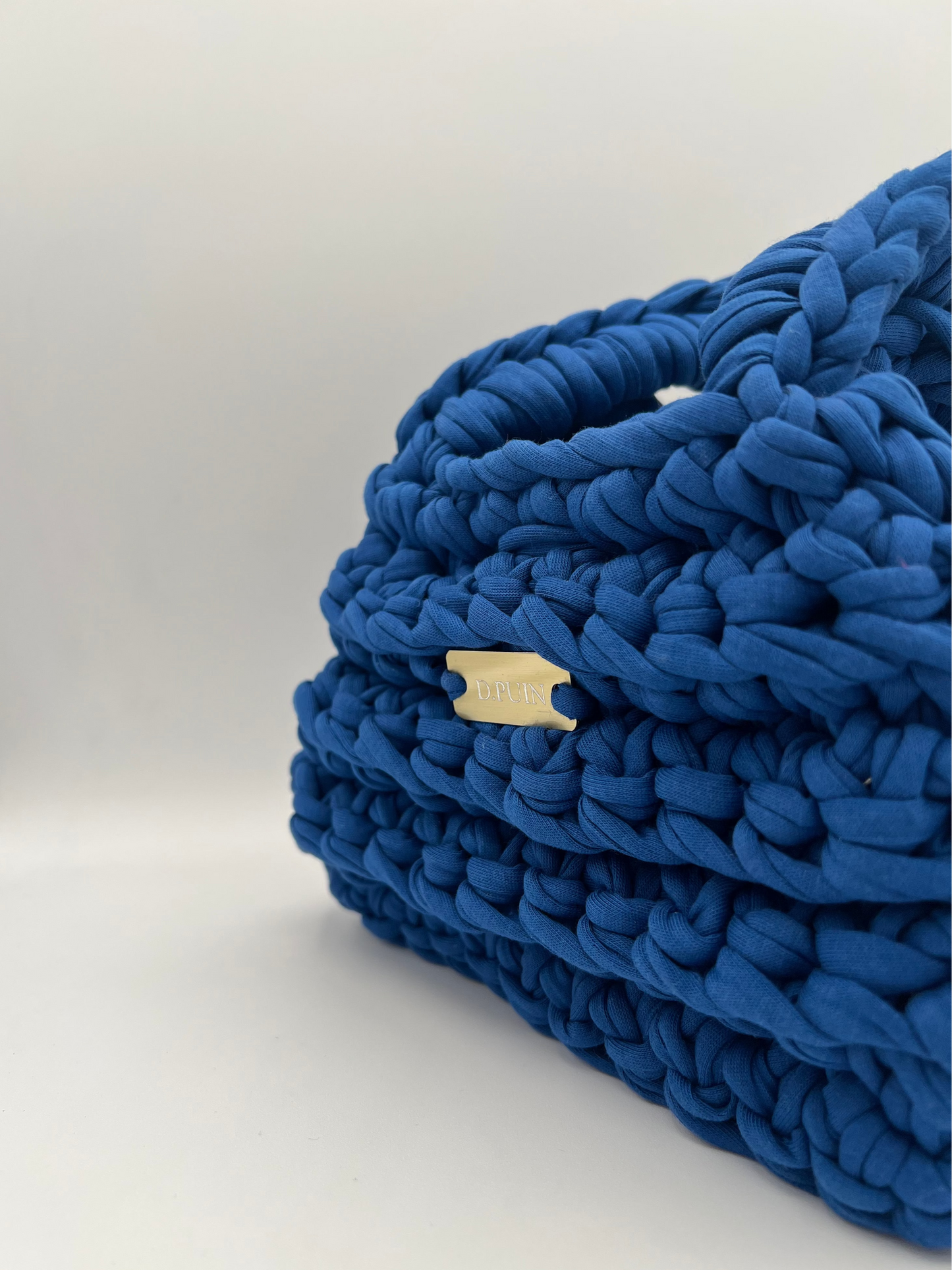 D.PUIN Handmade Crochet Bag – Blue Pebble
