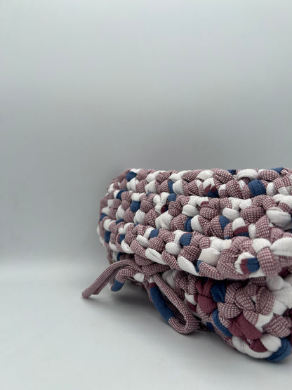 D.PUIN Handmade Crochet Bag – Rust Fringe