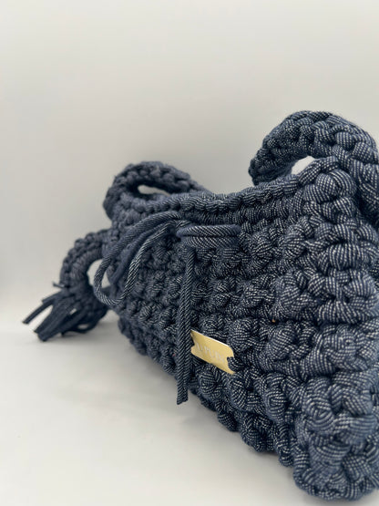 D.PUIN Handmade Crochet Bag – Beach Pebble