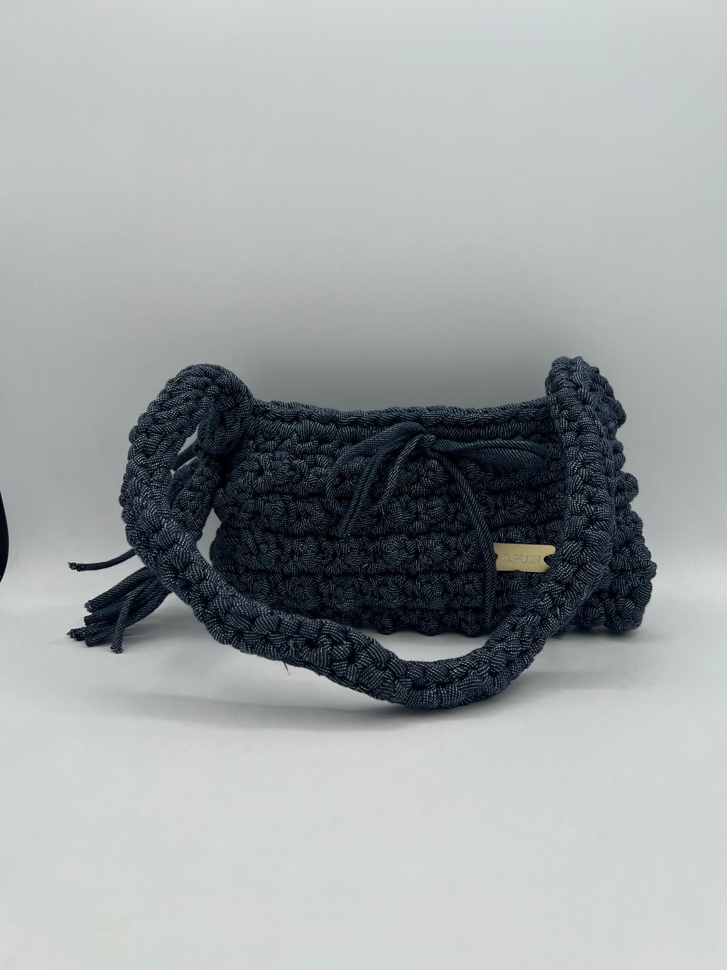 D.PUIN Handmade Crochet Bag – Beach Pebble