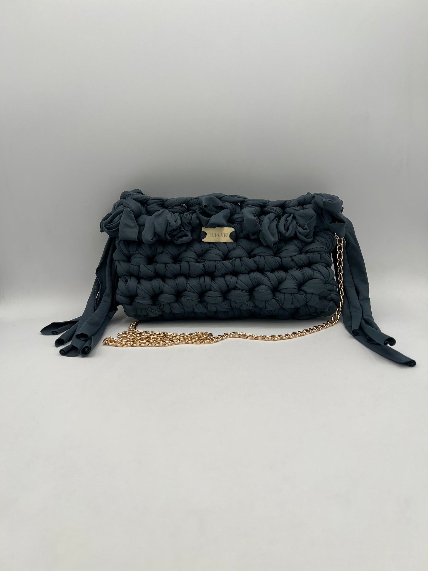 D.PUIN Handmade Crochet Bag – Blue Tide