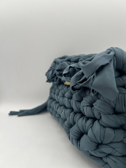 D.PUIN Handmade Crochet Bag – Blue Tide