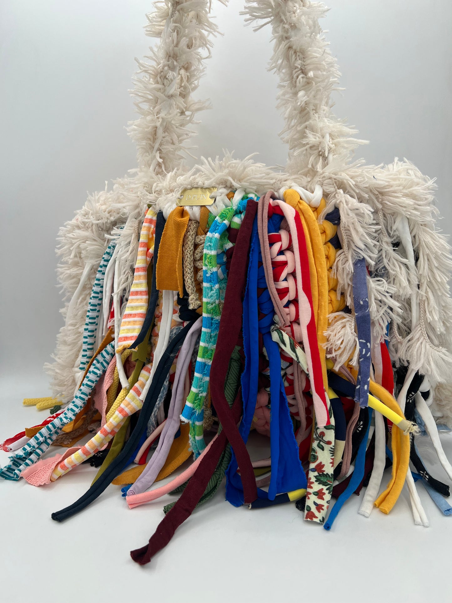 D.PUIN Handmade Crochet Bag – Coral Tassels