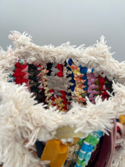 D.PUIN Handmade Crochet Bag – Coral Tassels