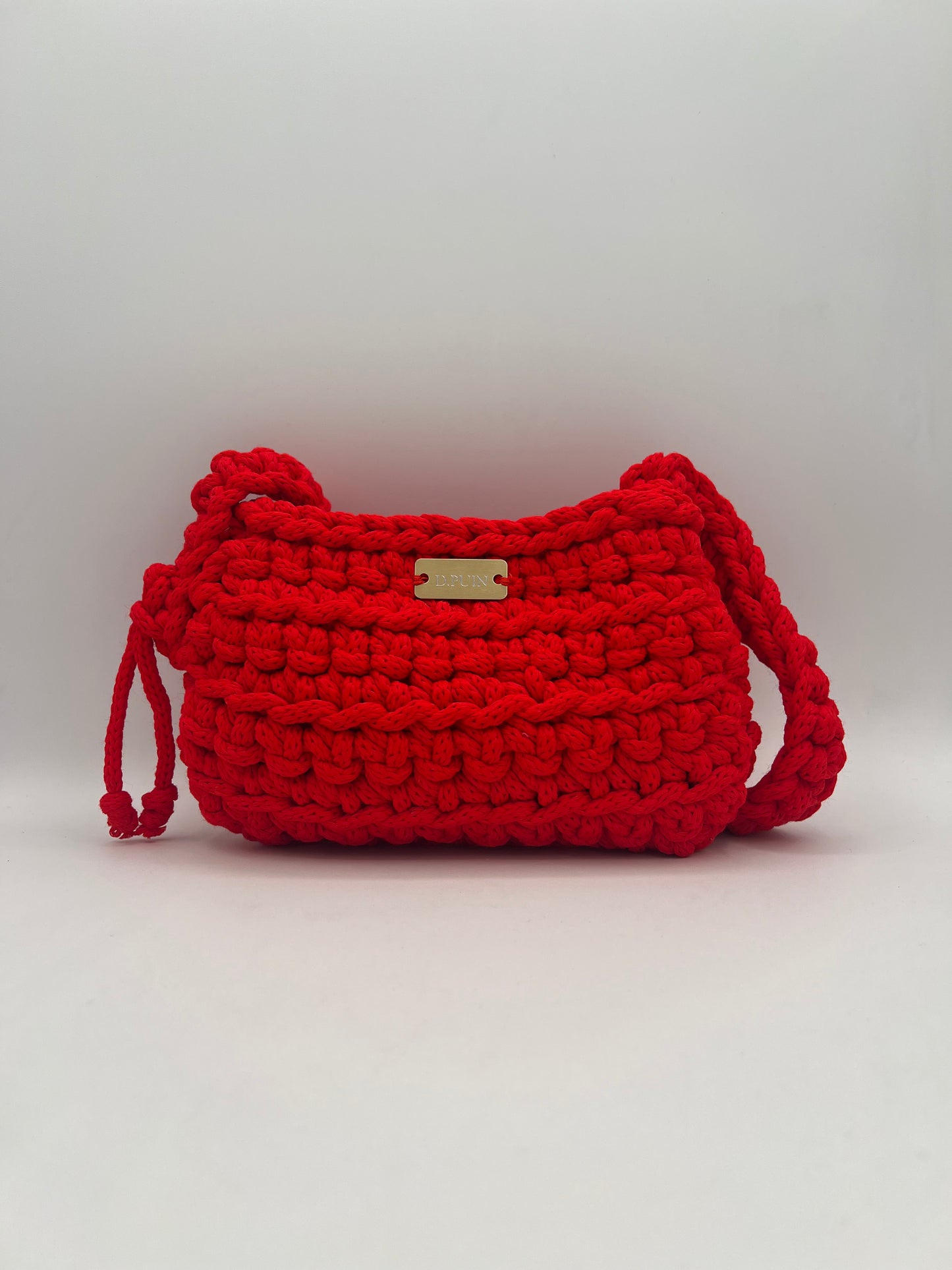 D.PUIN Handmade Crochet Bag – St. George's Red
